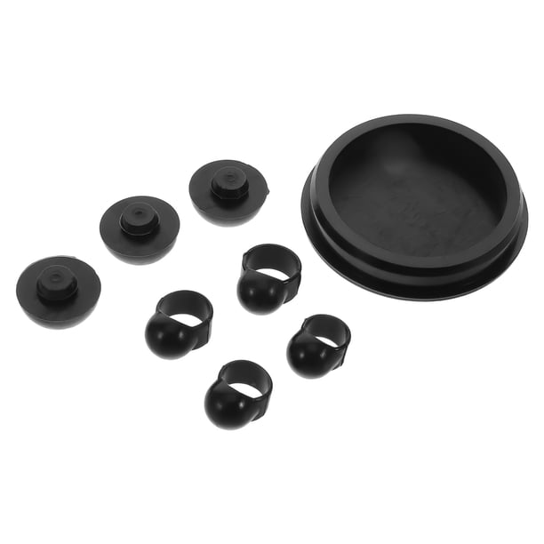 OULII 1Jgo Accesorios De Silicona Para Batería Ethereal Cubierta Antiruido Almohadillas Negros