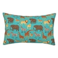 thumbnail image 1 of Lsque Cute Animals Pattern Bedding Waterproof Pillow Protector Zippered Queen – Bed Bug Proof Pillow Encasement-16"x24", 1 of 6
