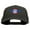 Charcoal, variant on USA Seal and Wings Embroidered Low Profile Cap - Black OSFM