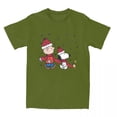 thumbnail image 3 of Camiseta de algodón con dibujos animados de Peanuts, Snoopy, Charlie Brown y Woodstock para hombre y mujer, divertida y linda camiseta de manga corta, recién llegada, 3 of 5