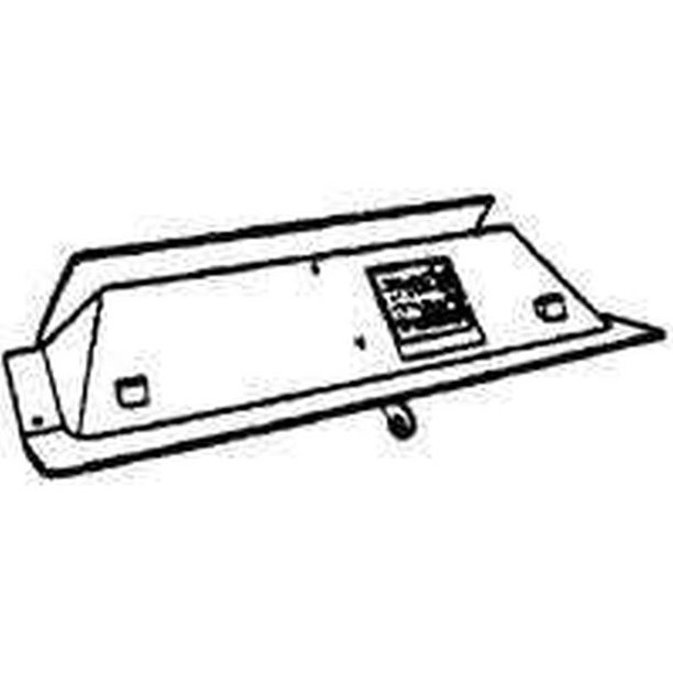 Vestal 36 Poker Control Fireplace Damper 6 in H, C