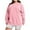Pink, variant on Plus Size Sweatshirts Womens Casual Long Sleeve Crew Neck Plain Pullover Loose Sweater Winter Fall Tops, 3XL Wine Red