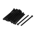 thumbnail image 1 of M5 x 80mm Tornillo de Cabeza Hexagonal de Acero al Carbono con Rosca Completa, Negro, 25 Pcs, 1 of 2
