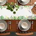 thumbnail image 2 of GUANGHONG Table Décorative Chemin Imprimé Fleur de Printemps Salon Meuble TV Nappe Drapeau de Thé Nappe en Lin, 2 of 4