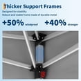thumbnail image 2 of 10x20 pop-up canopy tent (without side walls), 3 adjustable heights, 6 sandbags, 2 of 7