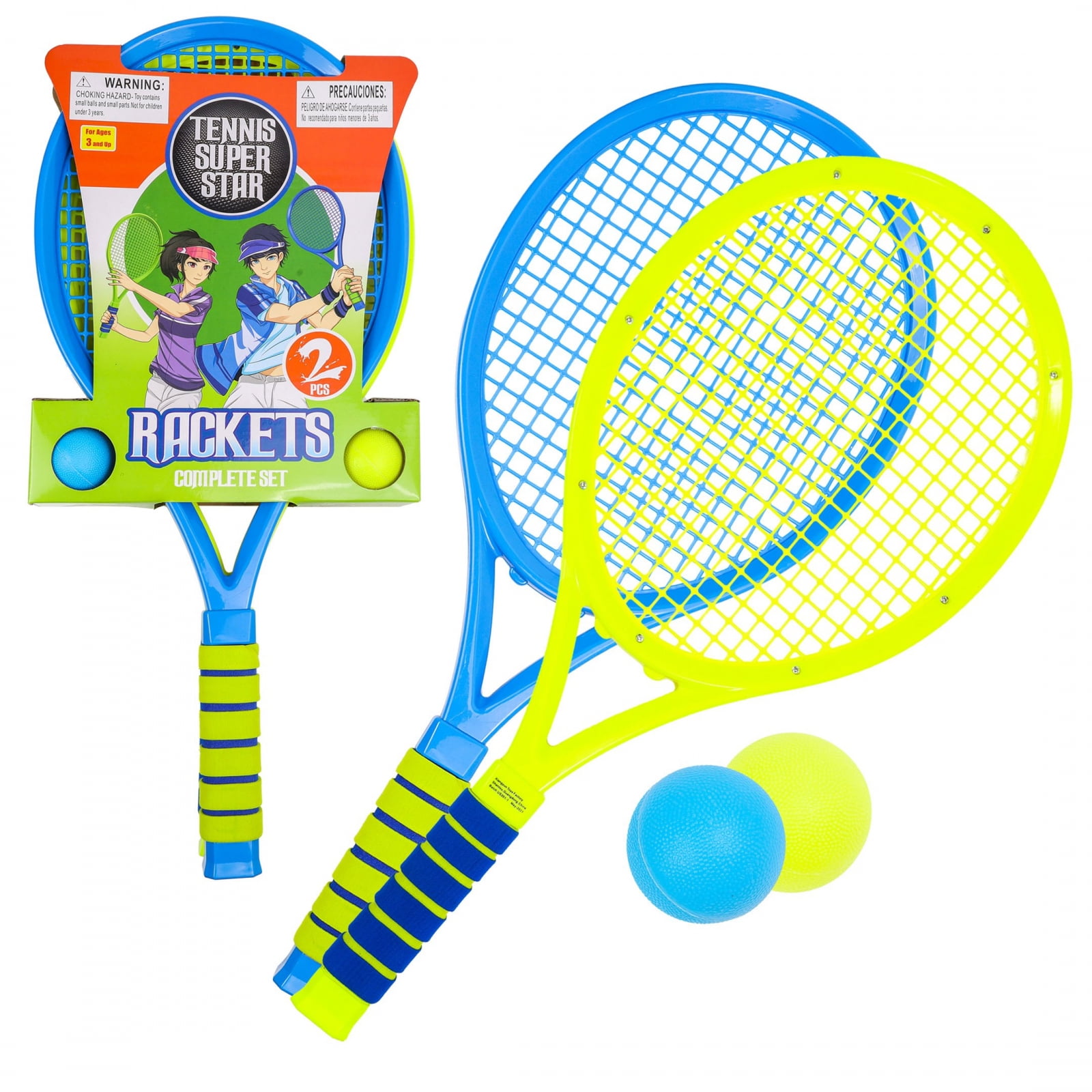 Kids Tennis Racket 2 Rackets and Outdoor Pink - Walmart.com