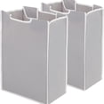 thumbnail image 1 of 2-piece laundry sorting bags Replacement hamper basket Removable replacement laundry storage organiser bag Hamper liner, without hooks (grey), 1 of 5