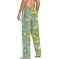 thumbnail image 5 of Men's Pajama Pants with Pockets Sleepwear Lounge Pants Stretch Casual Lemon Tree, 5 of 6