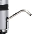 thumbnail image 4 of Riousery Automatic Electric Water Bottle Pump Dispenser, USB Rechargeable 1200mAh Battery, Touch Control with Child Safety Lock for Home Office Dorm, Fits 2-5 Gallon Jugs, Silver (5.9 in / 15 cm), 4 of 9
