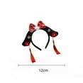thumbnail image 2 of Traditional Women Tassel Hanfu Headdress Chinese Antique Headdress Flower Royal Court Headwear Princess Headhoop Chinese Style Headwear Hanfu Hair Hoop B, 2 of 8