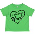 thumbnail image 3 of Inktastic I Love My Uncle in Black Chalk Heart Boys or Girls Toddler T-Shirt, 3 of 5
