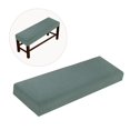 thumbnail image 4 of Abbracc Soft Bench Seat Slipcover Cover Rectangle Dedroom Living Room Bench Green, 4 of 9
