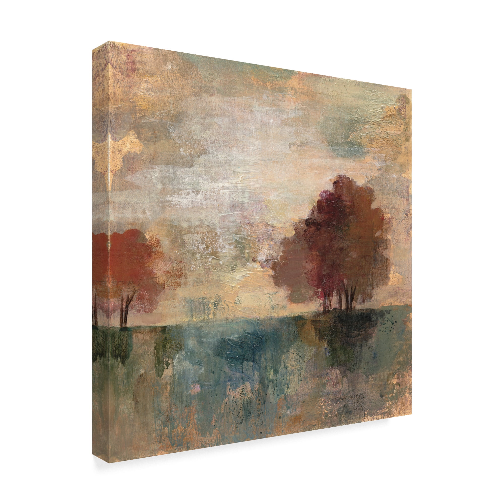 Trademark Fine Art 'Landscape Monotype I' Canvas Art by Silvia Vassileva