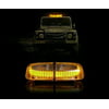 Zento Deals New Bright Amber 240-LED Strobe Light Warning Emergency Flashing Car Truck Construction Car Vehicle Safety w/ Magnetic Base