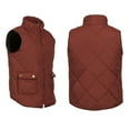 thumbnail image 3 of Wytyjxccyy Womens Quilted Vest Stand Collar Lightweight Zip Puffer Sleeveless Jacket Padded Gilet with Pockets, 3 of 8