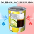 thumbnail image 2 of 12oz Coffee Tumblers Lemon Stainless Steel Vacuum Insulated Travel Tumbler Coffee Cups Mug with Lid and Straw with Cleaning Brush for Cold & Hot Drinks, 2 of 5