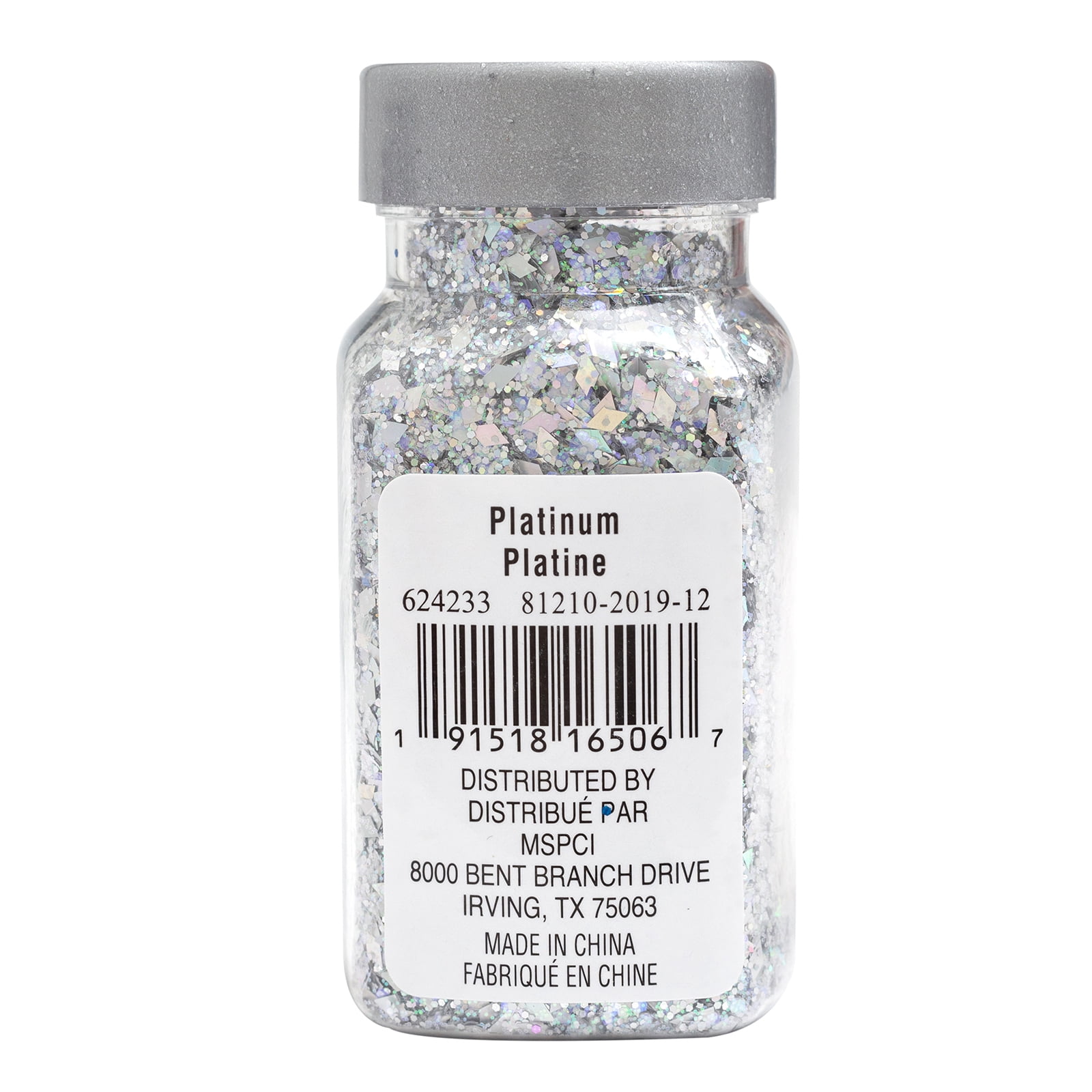Recollections Platinum Specialty Polyester Glitter, 12 Pack