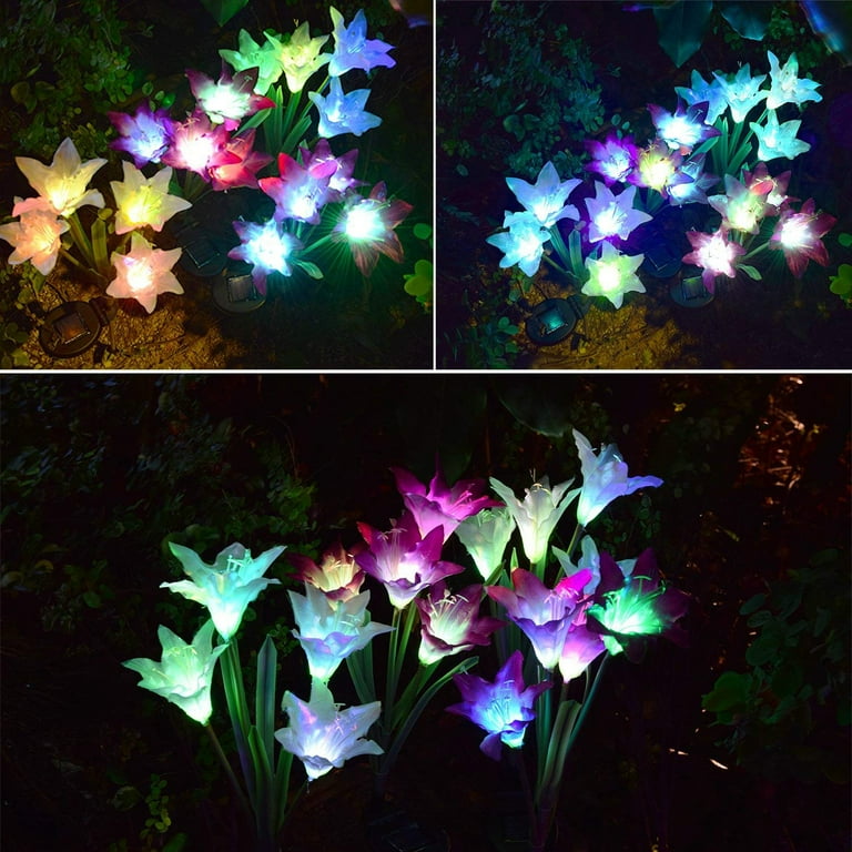 LABRIMP Solar Floating Lily Pool Light – LED Decorative Flower Lamp For Garden Pond, Outdoor Night Decor, Waterproof