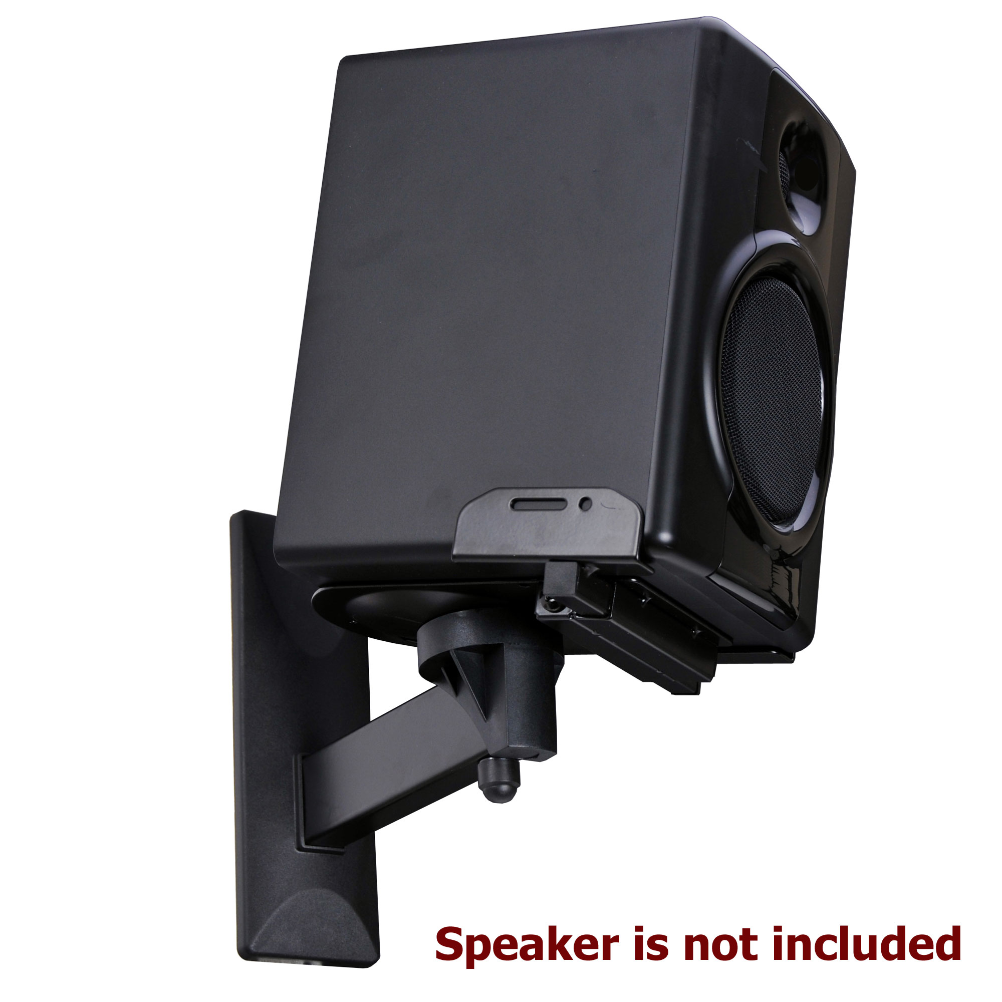 VideoSecu 2 Packs Heavy Duty Tilt Speaker Wall Mount for Large Surround Sound Bookshelf Speaker Side Clamp Bracket BGS - image 3 of 4