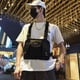 thumbnail image 4 of Riñonera Hombre Bolso Streetwear cintura Rig Packs mujeres hombres Oxford Lattice Hip Hop arnés pecho bolsas, 4 of 5
