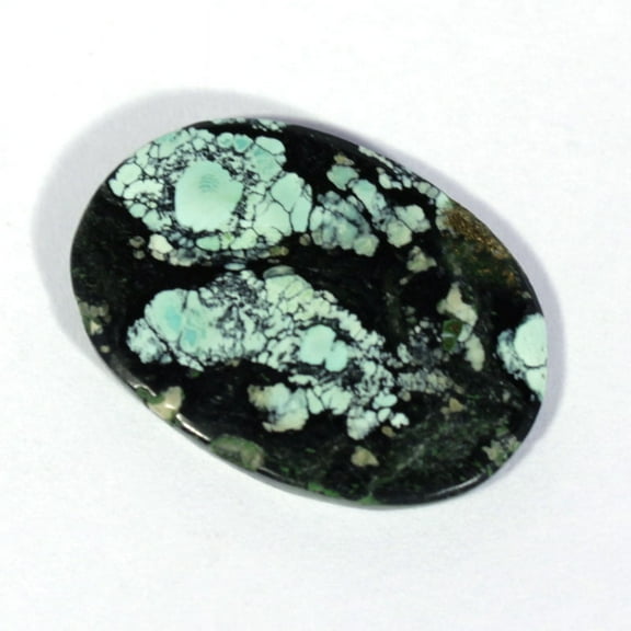 9.40Cts Unique Natural Bisbee Turquoise Oval Cabochon Jewelry Loose Gemstone