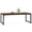 Brown Black, variant on Fnova 71" Industrial Dining Table for 6-8 People, Rectangular Kitchen Dinner Table with Heavy Duty Metal Legs, Modern Dining Table for Dining Room, Kitchen, Living Room, Apartment