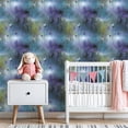thumbnail image 3 of Peel and Stick Wallpaper Haunting Floral Scene Soft Pastel Twilight Wall Mural 23.6in x 9.8ft Self Adhesive Removable Wall Paper Renter Friendly Wallpaper for Nursery Bedroom Cabinets, 3 of 8