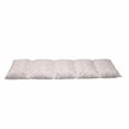thumbnail image 2 of Pastel Floor Pillow Lounger Cover, Soft Pink Flower Petals Watercolor Painting Style Rose Blossom Romantic Gentle, Nap Mat Printed Fabric Case for 5 Pillows, 88" x 27", Pale Pink White, by Ambesonne, 2 of 5