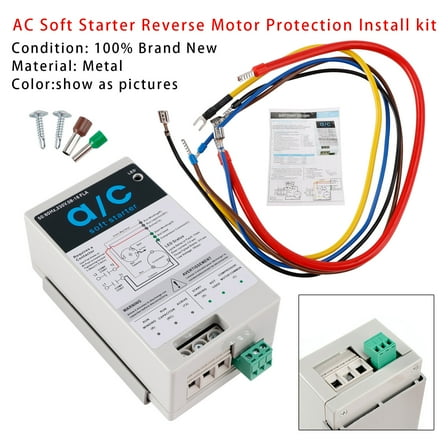 08-16A Soft Start Module For 1.75-3.5 Ton AC Units Reverse Motor Protection