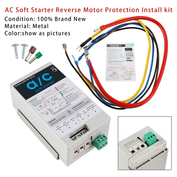 08-16A Soft Start Module For 1.75-3.5 Ton AC Units Reverse Motor Protection