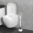 thumbnail image 7 of Qholemyo Toilet Brush With Ventilated Drying Toilet Bowl Brush Bathroom Cleaning Bowl Brush Floor Standing Toilet Cleaner Brush Scrub Brush Bathroom Cleaning Supplies, 7 of 7