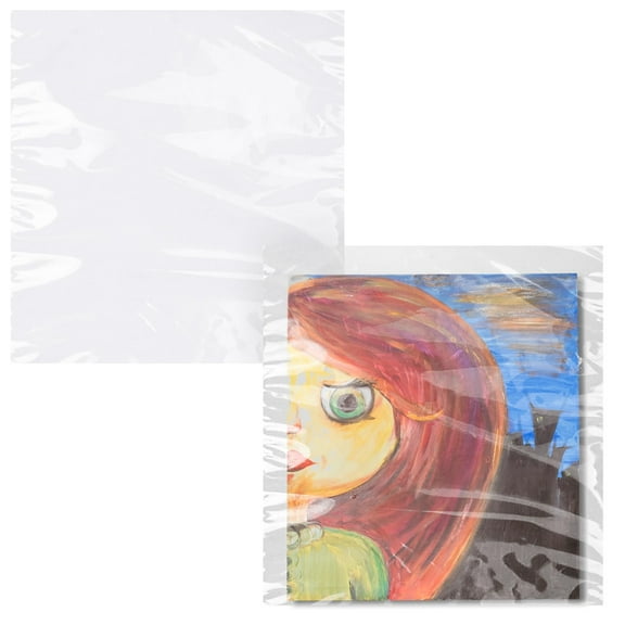 Clear Packing Bags, 2 Mil Poly Mailers with Open Top, 500 Count, 20 x 20 in