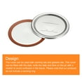 thumbnail image 4 of Uxcell Canning Lids, 50pack  Tinplate Mason Jar Lid, Regular Mouth with Date Leak Proof Fits Storage Cover (Silver), 4 of 6