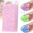 thumbnail image 4 of Exfoliating Bath Body Shower Sponge - Spa Scrub Exfoliator Dead Skin Remover Japanese - 4 PCS Random Colors, 4 of 6