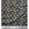 thumbnail image 1 of Soimoi Cotton Jersey Fabric Waves,Leaves & Floral Artistic Fabric Prints by Yard 58 Inch Wide, 1 of 1