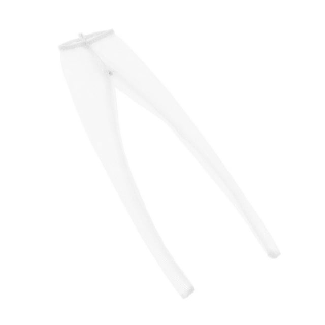Medias de encaje para mujer, escala 1/6, 17,5 cm, para Hot Stuff TTL Enterbay 12 pulgadas. blanco