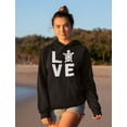 thumbnail image 3 of Tstars Womens Gift for Animal Lovers I Love Turtles Sweatshirt Animal Lover Turtle Print Cute Christmas Birthday Gift Womens Hoodie, 3 of 6