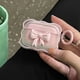 thumbnail image 2 of Corea Cute 3D Candy Color Bow Gradient Clear Auricular Funda Para Airpods 1 2 Pro Borde Ondulado Cubierta Suave Protectora Para 3, 2 of 4