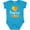 Turquoise, variant on Inktastic Naples Florida Orange in Heart Boys or Girls Baby Bodysuit