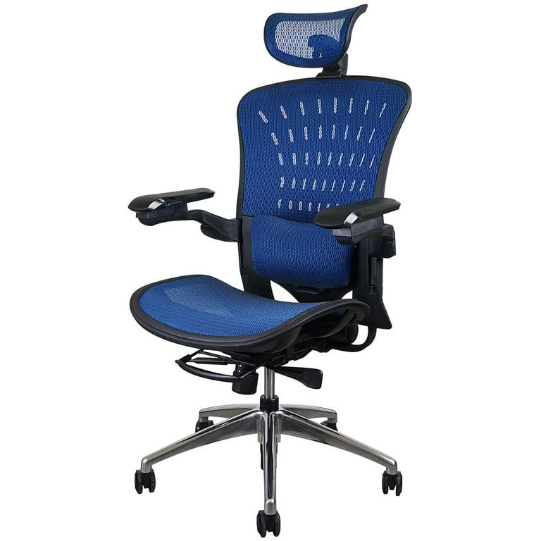 Kelay Mesh Office Chair - Ergonomic Desk Accessories for Work - Fully  Adjustable Head Rest, Seat, Height, Tilt Tension, Armrest, Lumbar  Pillow-Swivel Seat with Back and Posture Support Systems 