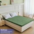 thumbnail image 7 of Teler CertiPUR-US 3" Memory Foam Camping Mattress 2 Person, Portable Foam Sleeping Pad for Camping, Car, Tent SUV Mattress,Green, 7 of 7