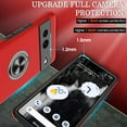thumbnail image 3 of Pixel 7 Case, Google Pixel 7 Case with HD Screen Protector, Shockproof Google Pixel 7 Phone Case with 360° Magnetic Ring Holder Kickstand Phone Case for Google Pixel 7 Red, 3 of 15