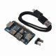 thumbnail image 3 of 3X 4 Puertos Usb Hub Hat para 3/2 / Zero W Extension Board Usb A Uart para Depuracion En Serie Compatible Con Usb2.0 / 1.1, 3 of 5