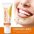thumbnail image 4 of Pasta de dientes con vitamina C para blanquear los dientes y eliminar las manchas | Protección de caries | Cuidado de las encías con aloe y vitamina E | Sabor a limón y menta fresca | 60g |, 4 of 6