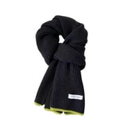 Pedort Scarves for Women Cotton Classic Cashmere Feel Winter Scarf Super Soft Collection Black,One Size