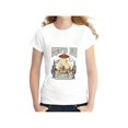 thumbnail image 1 of Camisetas para mujer Verano manga corta Tops para DeportesSummer Casual Short Sleeve T-Shirt for Women with Cartoon UFO and Cactus Print, Polyester Knit Fabric, Round Neck, Regular FitFather's Day,, 1 of 8