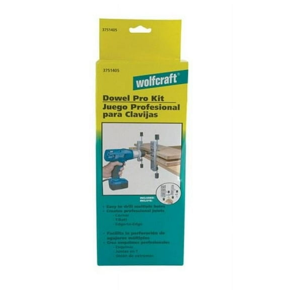 Wolfcraft 3751 Dowel Pro Doweling Jig  Aluminum