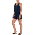 thumbnail image 7 of Athletic Works Women's Athleisure Double V-Neck Romper, 7 of 7