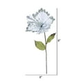 thumbnail image 2 of Vickerman OF160307 Silver Hibiscus Flower Stem, 23 & 8 in., 2 of 3
