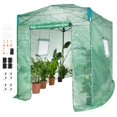 thumbnail image 5 of VEVOR Pop-Up Greenhouse, 8' x 6' x 7.5', Quick Setup, High-Strength PE Cover, with Doors & Windows, Powder-Coated Steel Frame, Ideal for Planting & Storage, Green, 5 of 12
